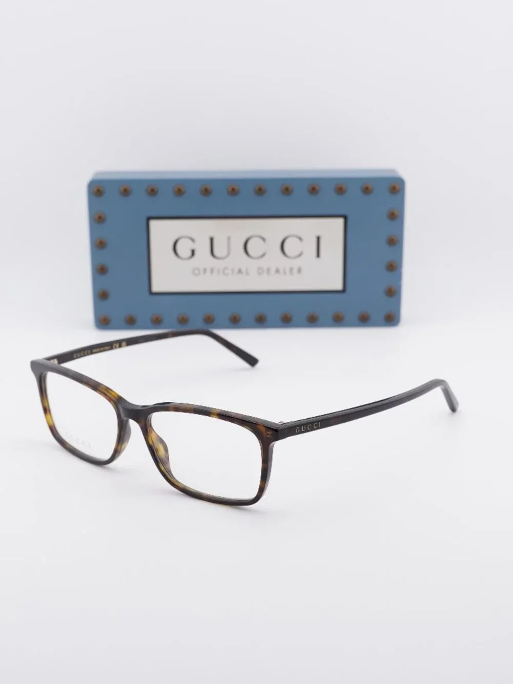 Gucci GG1997O 006 Rectangle 57mm Eyeglasses - Havana